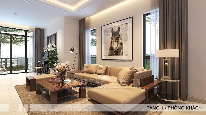 Trong thiết kế nội thất phòng khách sang trọng thì không thể thiếu mẫu bàn trà đẹp, sản phẩm không đơn thuần là bàn để đồ mà còn là một điểm nhấn trong cách bày trí này nội thất.