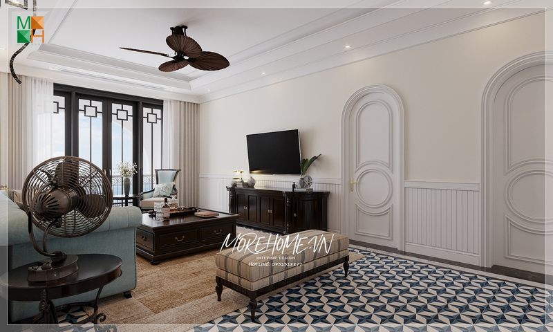 Đôn sofa băng dài không tựa tô điểm trang trí cho không gian và sử dụng tiện nghi thoải mái